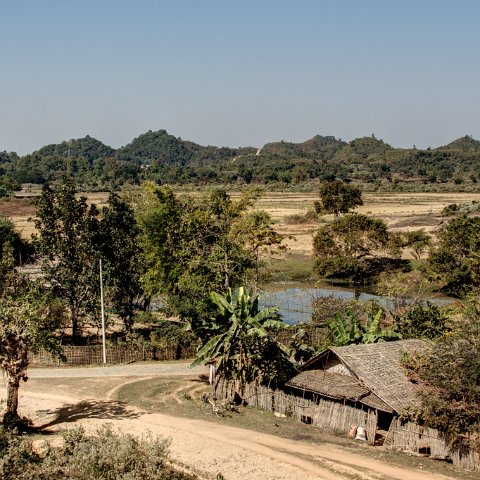 Rural life  mrauk-U, Birma : Birma, Mraung-U