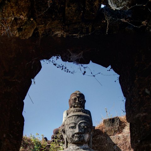 Near Ko Thaung : Buddha depiction : Buddha (Siddarta) Gautama,Buddha (Siddarta) Gautama