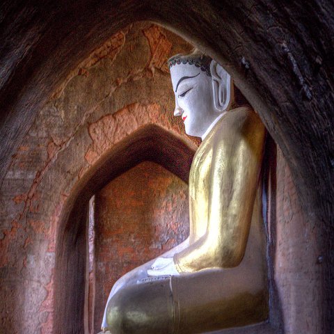Buddha in Pagoda : Birma, Yangon, myanmar, selectie Birma