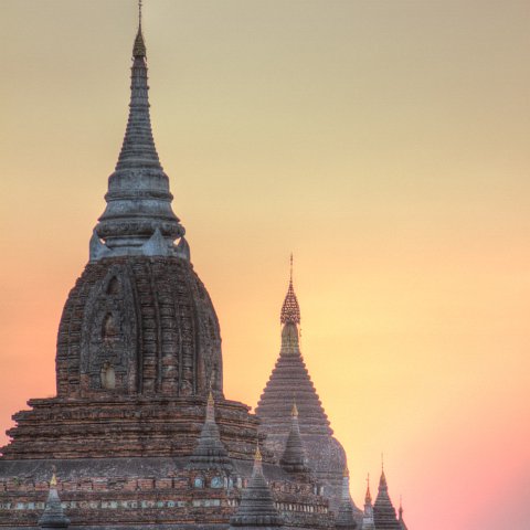 Bagan Sunset : Birma, myanmar