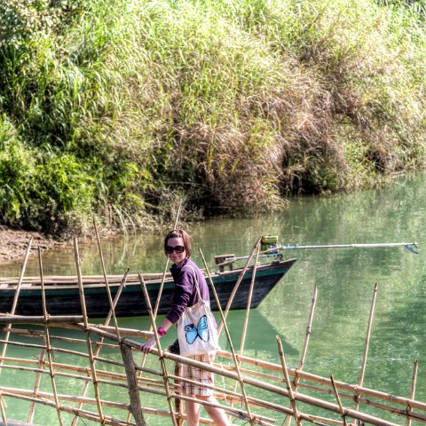 Bamboo Bridge : Birma, Marina Nord, Mawywa, Yangon, hdr result, myanmar : Buddha (Siddarta) Gautama