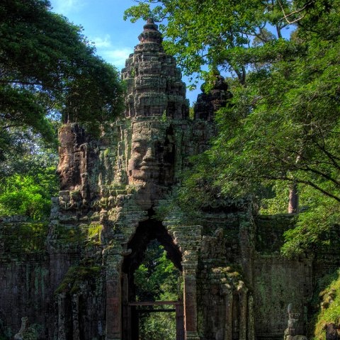Cambodia  Tempels of Angkor : Cambodia Cambodja 2008 hdr