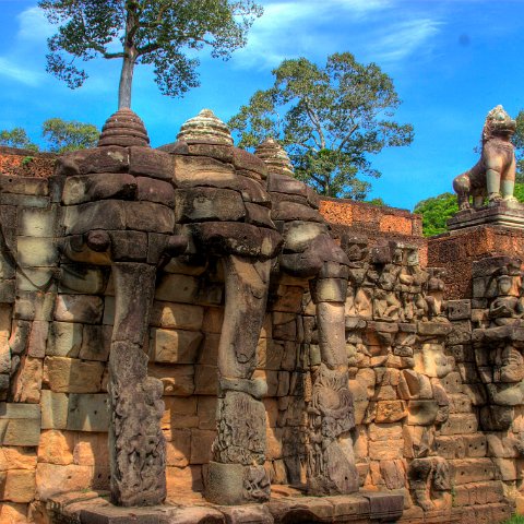 Cambodia  Tempels of Angkor : Cambodia Cambodja 2008 hdr