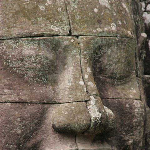 Faces Bayon  Cambodja 2006 Siem Reap. : Cambodia 2006 Ankor wat Angkor Thom Temple complex