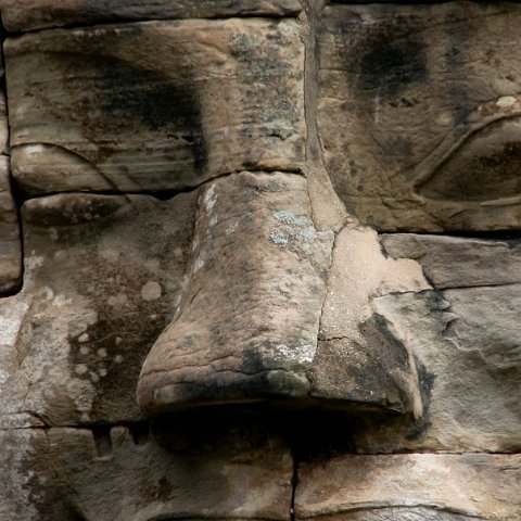 Faces Bayon  Cambodja 2006 Siem Reap. : Cambodia 2006 Ankor wat Angkor Thom Temple complex