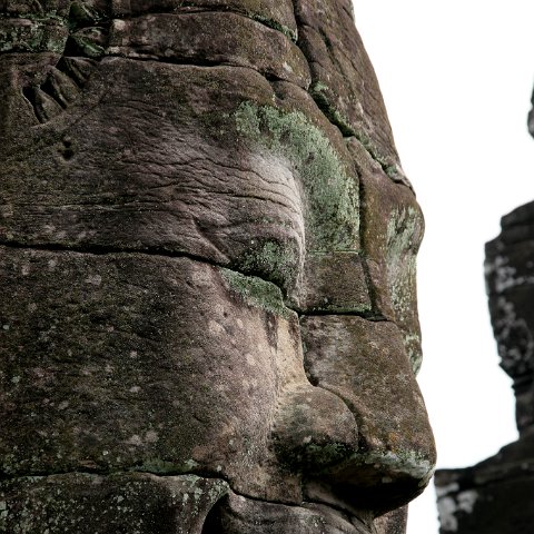Faces Bayon  Cambodja 2006 Siem Reap. : Cambodia 2006 Ankor wat Angkor Thom Temple complex