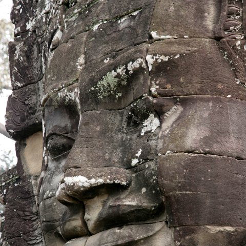 Faces Bayon  Cambodja 2006 Siem Reap. : Cambodia 2006 Ankor wat Angkor Thom Temple complex