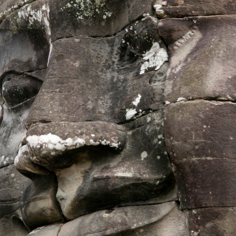 Faces Bayon  Cambodja 2006 Siem Reap. : Cambodia 2006 Ankor wat Angkor Thom Temple complex