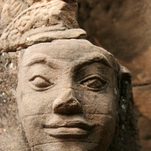 cambodja 2008 (1 of 108)  Cambodja 2006 Siem Reap. : Cambodia 2006 Ankor wat Angkor Thom Temple complex, faces, result