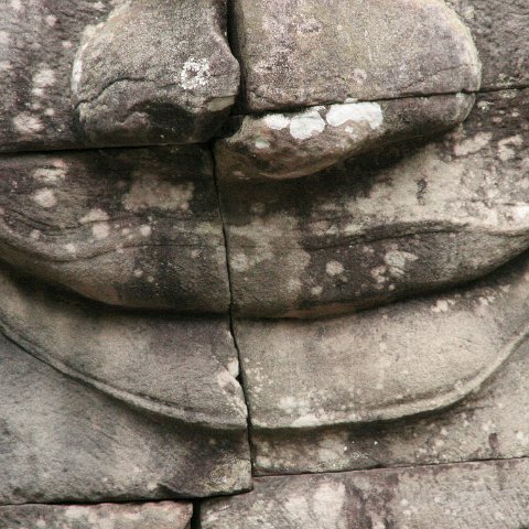 Faces Bayon  Cambodja 2006 Siem Reap. : Cambodia 2006 Ankor wat Angkor Thom Temple complex