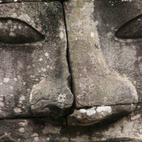 Faces Bayon  Cambodja 2006 Siem Reap. : Cambodia 2006 Ankor wat Angkor Thom Temple complex