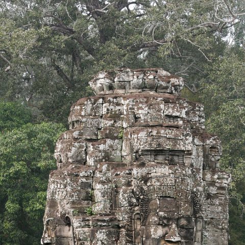 Faces Bayon  Cambodja 2006 Siem Reap. : Cambodia 2006 Ankor wat Angkor Thom Temple complex