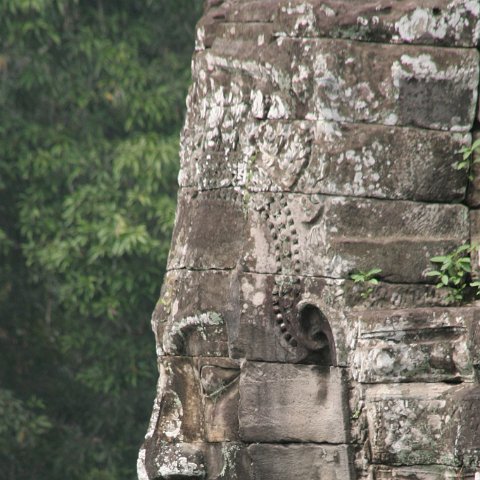 Faces Bayon  Cambodja 2006 Siem Reap. : Cambodia 2006 Ankor wat Angkor Thom Temple complex