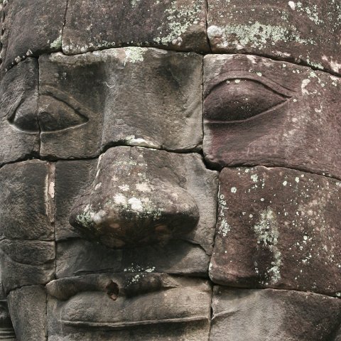 Faces Bayon  Cambodja 2006 Siem Reap. : Cambodia 2006 Ankor wat Angkor Thom Temple complex
