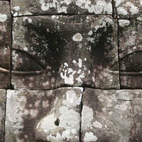 Faces Bayon  Cambodja 2006 Siem Reap. : Cambodia 2006 Ankor wat Angkor Thom Temple complex