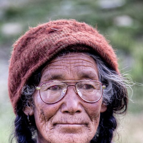 IMG 3853 2 4 2 5 2Enhancer : 2011, Himalayas, India, Zanskar, old woman, people