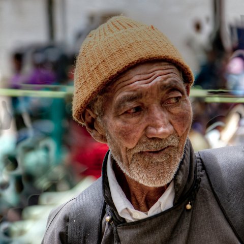 IMG 5892 3 4 : 2011, Himalayas, India, Zanskar, hdr basis, old man, people