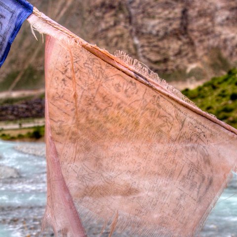 IMG 9036 2 7 2 8 2Enhancer : 2011, Himalayas, India, Zanskar, flags, hdr result