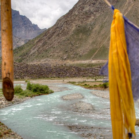 IMG 9039 2 40 2 41 2Enhancer : 2011, Himalayas, India, Zanskar, flags, hdr result