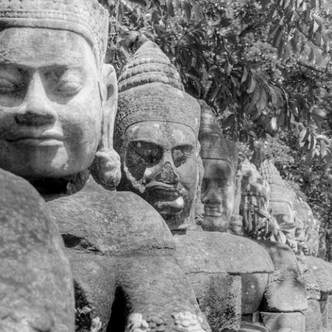 Whats in a Temple, Cambodia 2008  Tempels of Angkor : Black&White, cambodia cambodja, creative options, www.reisfotos.nl (c) J.M. van der Horst