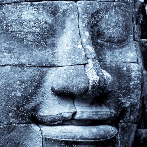 Faces Bayon  Cambodja 2006 Siem Reap. : Cambodia 2006 Ankor wat Angkor Thom Temple complex