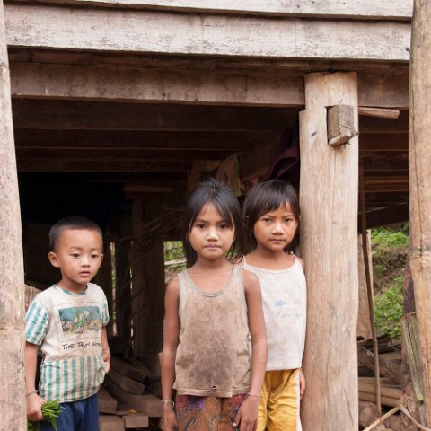 IMG 8275 : Laos 2006 near louang namtha kids, www.reisfotos.nl (c) J.M. van der Horst